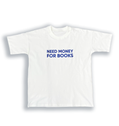 Футболка NEED MONEY FOR BOOKS