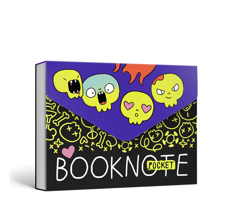 Блокнот "40 правил Апокаліпсису ака Зомбі" кишеньковий, серія "Booknote Pocket"