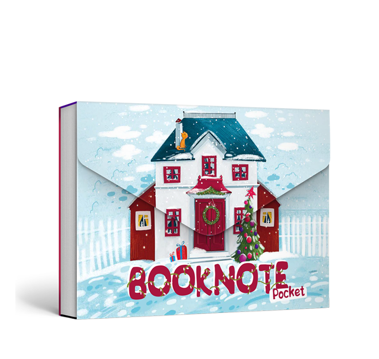 Блокнот "Різдвяний" кишеньковий, серія "Booknote Pocket"